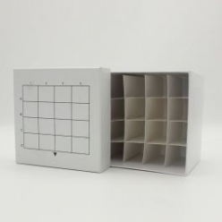 芯硅谷® C1553 纸质冷冻盒,适合存放2ml、3ml、15ml、50ml冻存管 